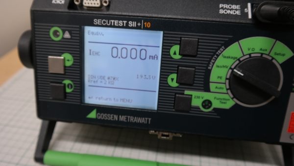 Gmc Gossen Metrawatt Secutest SII+10 DIN VDE 0702 (BGV A3) appliance tester - Image 8
