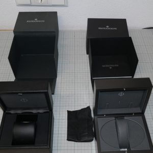 baume & mercier luxury watch box 2x READ !!!