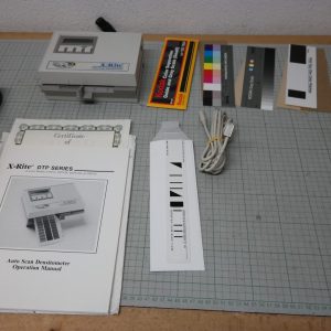 X-Rite DTP32R Auto Scan Densitometer DTP 32R excellent condition W/Cal Strip
