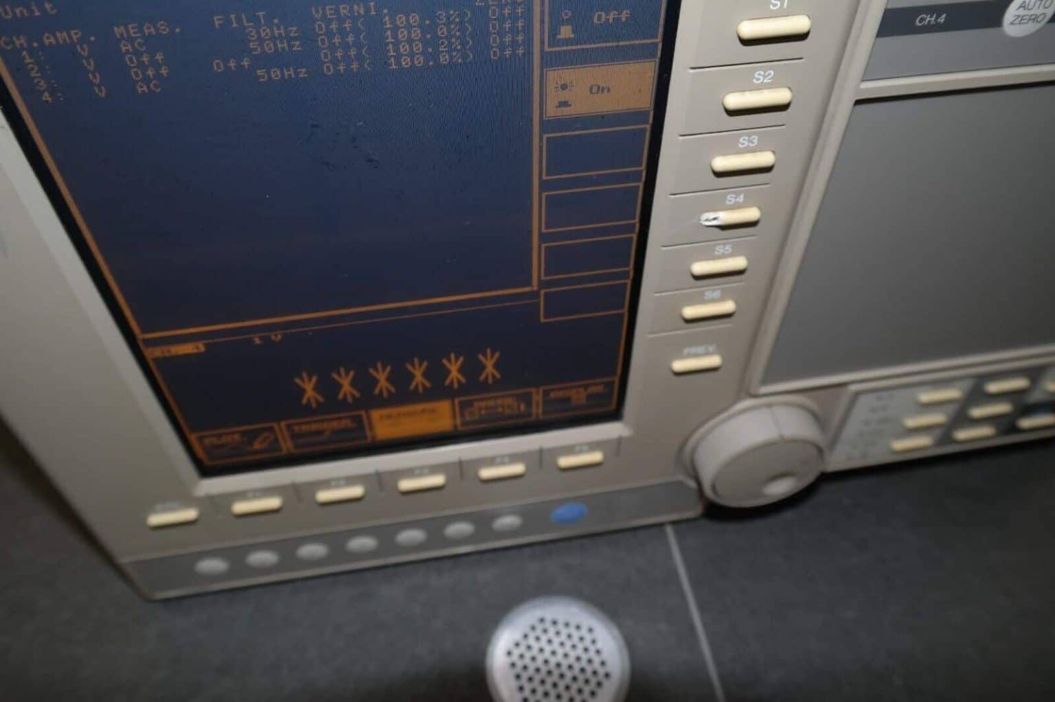 AS-IS Graphtec WR9000 Thermal Array power analyzer / recorder 4 channel ...