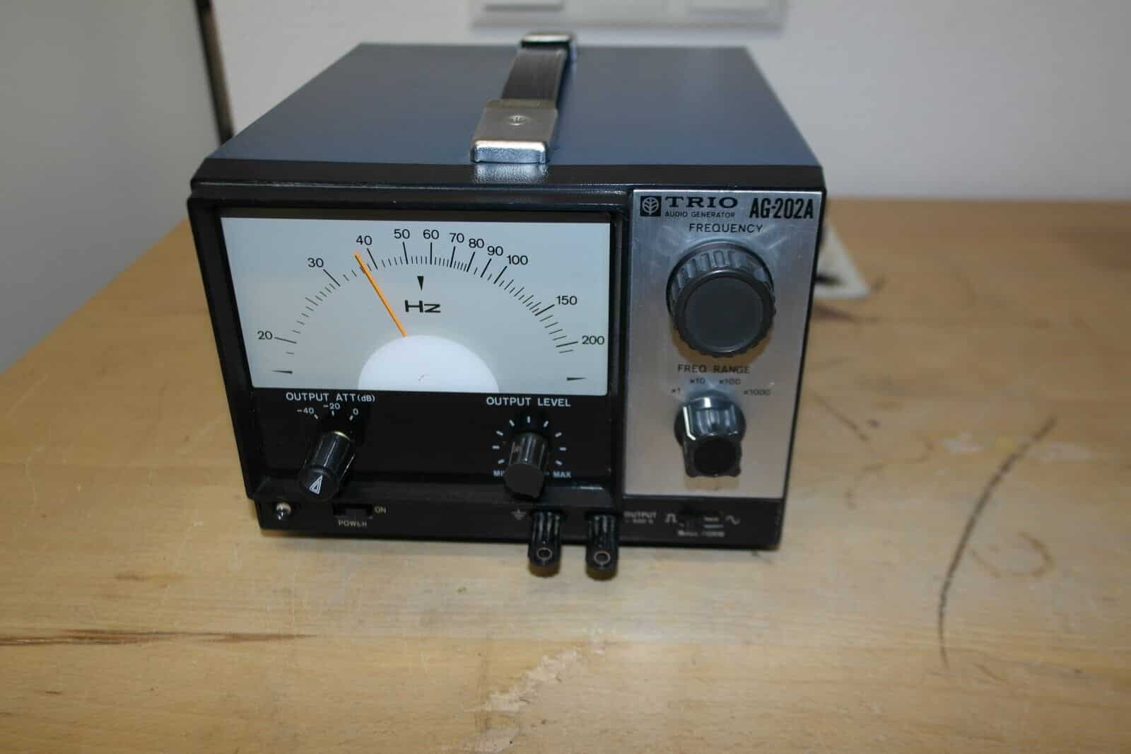 TRIO KENWOOD AG-202A Audio NF Audio Signal Generator | eBay